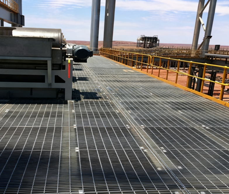 Steel grating for Industrial Settings