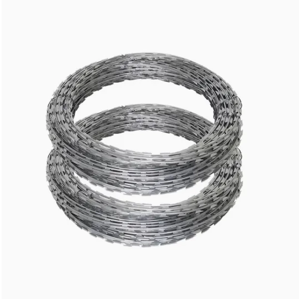 Galvanized Stainless Steel Concertina Barbed Wire Fence (Anti-Intrusion Barrier)