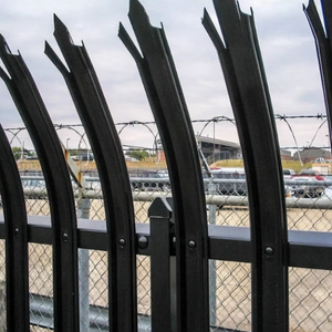 Customizable Low Carbon Steel Palisade Fencing