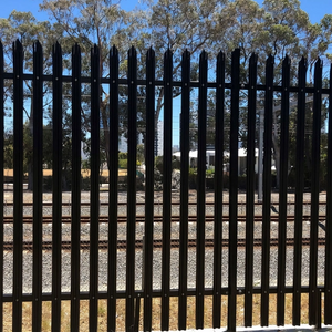 High Security Galvanized and Powder Coated Palisade Fence