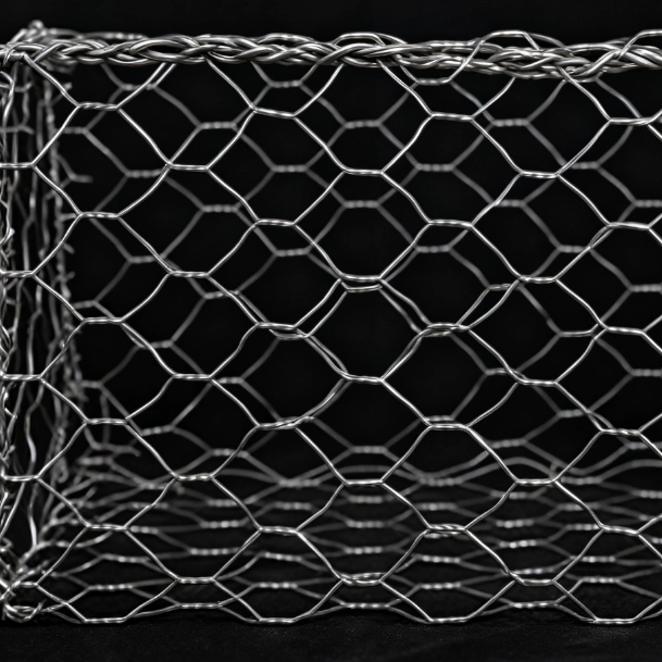 Hexagonal Woven Mesh Gabion Baskets and Galvanized Hexagonal Gabion