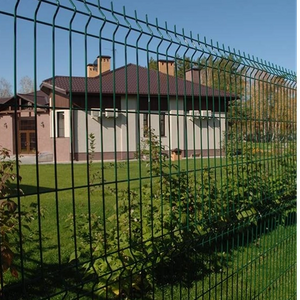 Peach Post Welded Mesh Fence