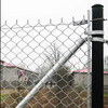 Galvanized Chain Link Fence Complete with Gate Fence Post Line Wire for Fencing Projects