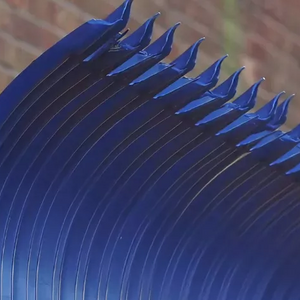 Hot Dipped Galvanized W Section Palisade Fence Panel