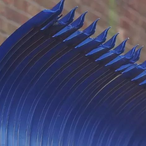 Hot Dipped Galvanized W Section Palisade Fence Panel