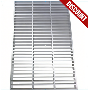 Hot-Dip Galvanized Steel Bar Grating - Industrial Walkway/Platform Stair Tread Panels
