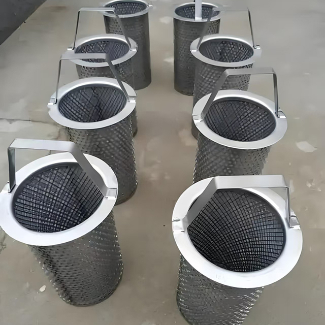 Perforated Plate Filter Basket