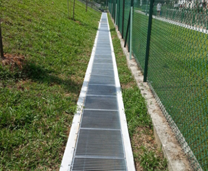 Gridded Drainage Grating (flow-through design)