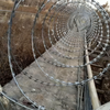 Galvanized Stainless Steel Made Concertina Barbed Wire Fencing Robust Anti-Intrusion Barrier
