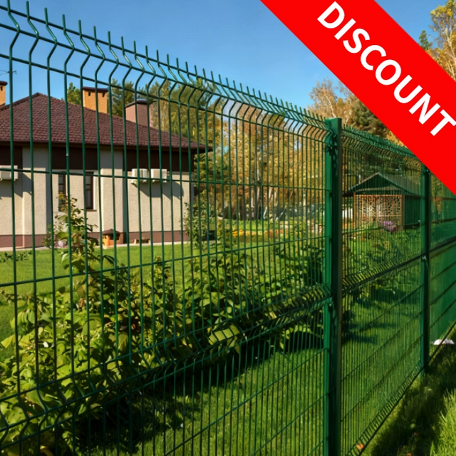Wire Mesh Fence Peach Shape Post Bending Fence