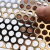 304 stainless steel perforation Square Metal Woven Mesh