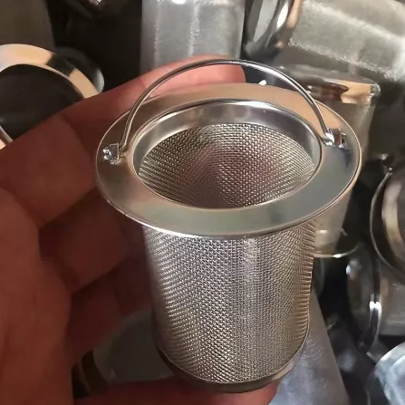 50 micron precision interception porous filter basket