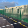 Residential D Section Palisade Fencing with Steel Posts