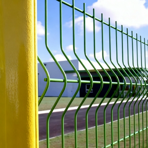 Peach Post 3D Welded Wire Fence Grating
