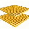 Fiberglass Grating High Strength Grate Square Heavy Duty Fiberglass Bar Grating