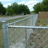 Galvanized Chain Link Fence Complete with Gate Fence Post Line Wire for Fencing Projects