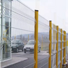Heavy Duty 3D Peach Post Security Fence Welded V-Bend Mesh