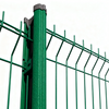 Eco Friendly Home Outdoor Fence Designs Peach Post PVC Coated 3D Curved Welded Wire Mesh Fence Garden Fence