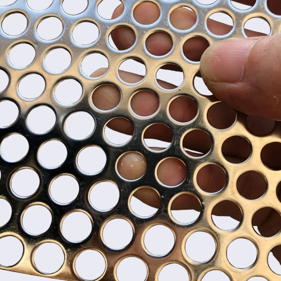 Decorative Aluminum Circular Square Perforated Metal Plate