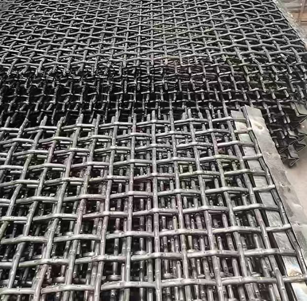 High-Carbon Manganese Steel Vibrating Screen Mesh - Engineered for Quarry Applications