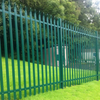 Residential D Section Palisade Fencing with Steel Posts