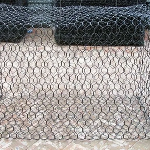 Galvanized Gabion Boxes Retaining Wall Woven Stone Filled Gabion Basket