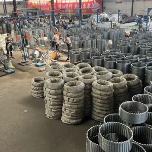BTO22 Roll 600MM 450MM BTO-22 450mm Galvanized Concertina Razor Barbed Wire