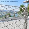 304 316 Stainless Steel Counter USA Steel Wire Mesh Anti Drone Net Protection for Airport Substation