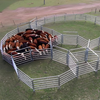 Easy to Install 1.2M Galvanized Ranch Fence Horse Pen and Livestock Sheep Goat Horse Corral Fence Panel for Pasture Farm