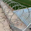 BTO22 Roll 600MM 450MM BTO-22 450mm Galvanized Concertina Razor Barbed Wire