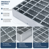Factory 235 Carbon Steel Bar Grating 1000MMX30MM Floor Walkway Drain Grating Drainages and Well Covers Grating