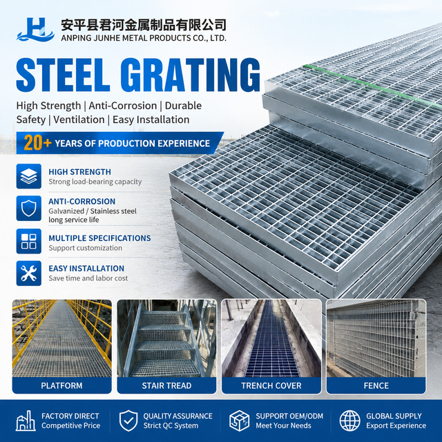 Factory 235 Carbon Steel Bar Grating 1000MMX30MM Floor Walkway Drain Grating Drainages and Well Covers Grating
